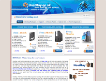 Tablet Screenshot of hostbay.co.uk